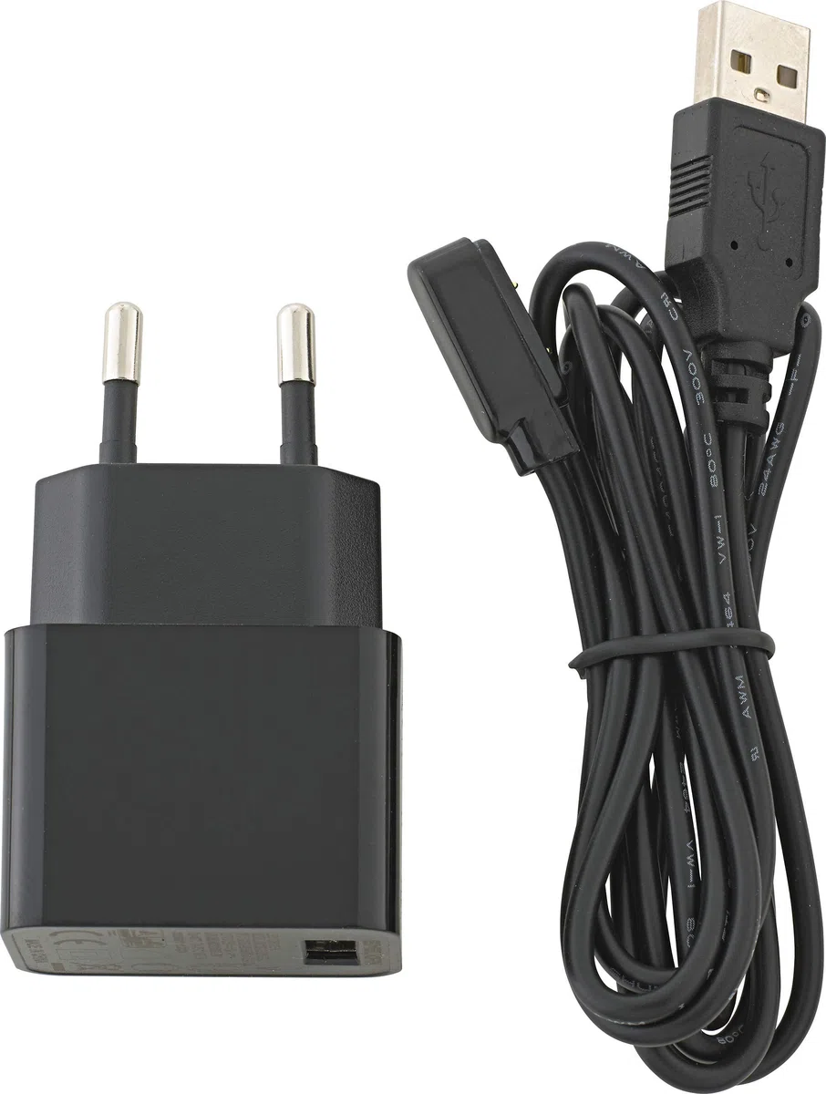 SIGOR Nuindie - Cable de carga magnético Easy-Connect de repuesto y fuente de alimentación para lámparas de mesa Nuindie (1,2 m), color negro…