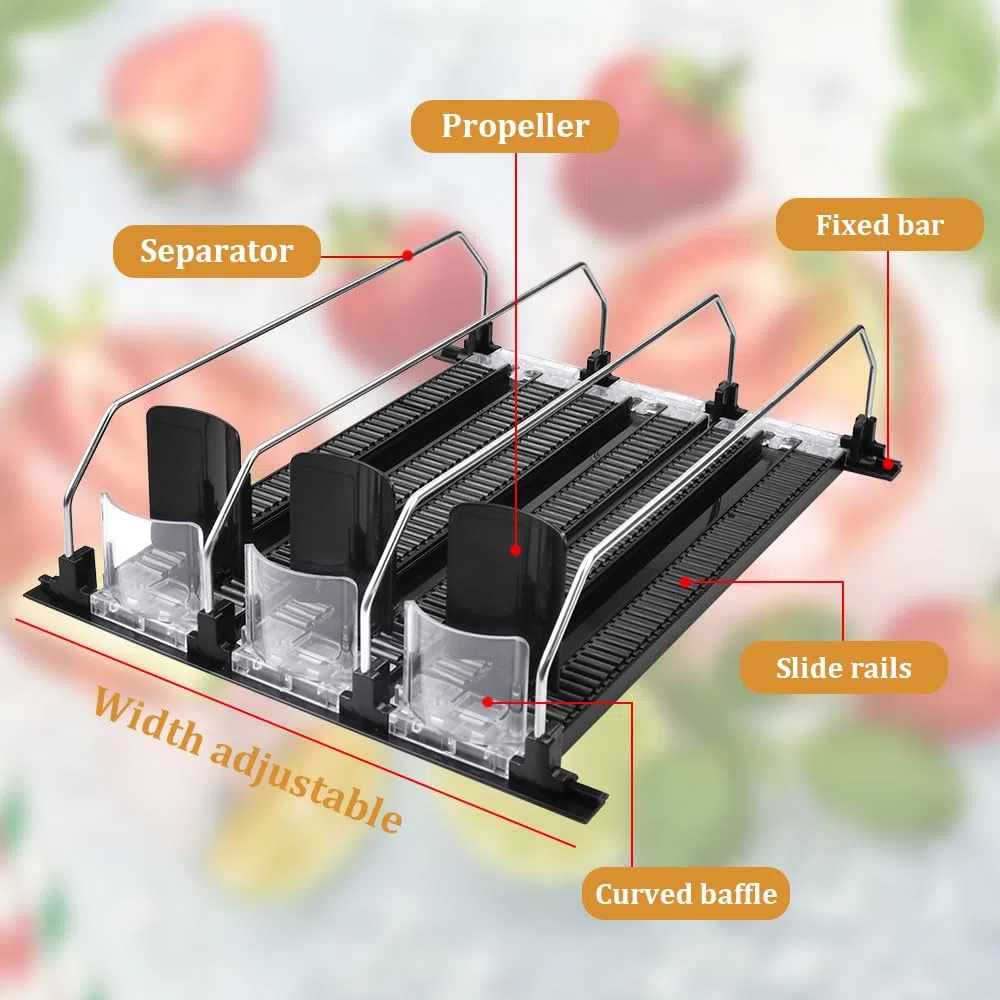 Dispensador de bebidas para frigorífico, organizador para frigorífico, cocina, armario, despensa