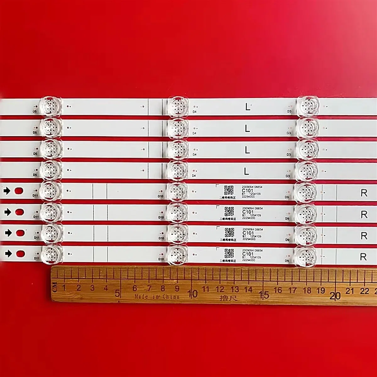 Tiras de retroiluminación LED 12LED compatibles for HISENSE H55B7100UK H55B7100 H55B7300 H55B7300UK HD550V1U51-T0L4