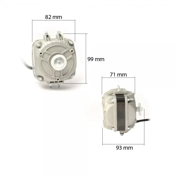 Bilake Motor 10W monofásico 220-240V 1300rpm | Motor cámara frigorífica | Motor ventilador nevera | Motor ventilador congelador