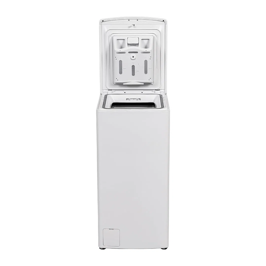 Hyundai Lavadora 6 Kg Carga Superior Blanco HLCS6200C. 2100W, 1200rpm, 16 Programas, Función Stop&Go, Clase de Eficiencia Energética C
