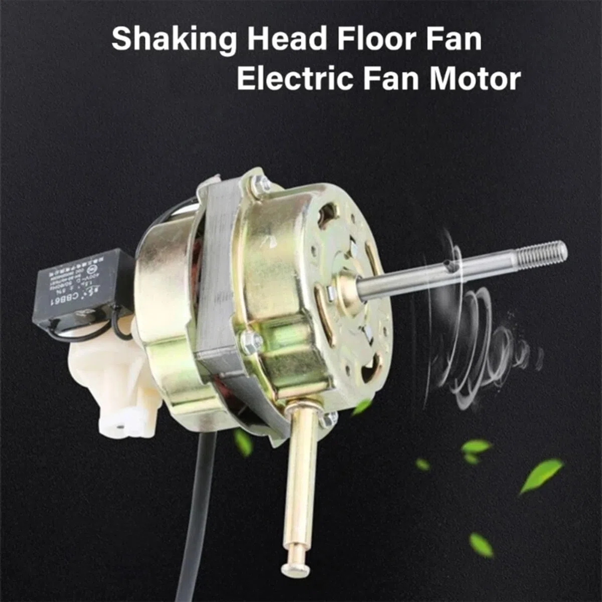 Motor de ventilador para ventiladores de mesa y piso, con 3 niveles de velocidad para ventiladores de suelo de mesa, silencioso y potente, hecho de cobre