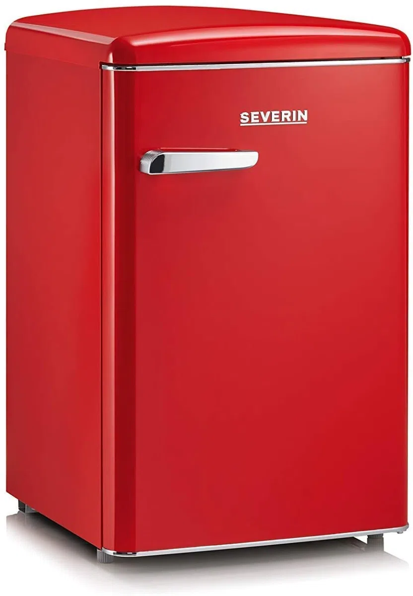 Retro Table Fridge, 108L, Red