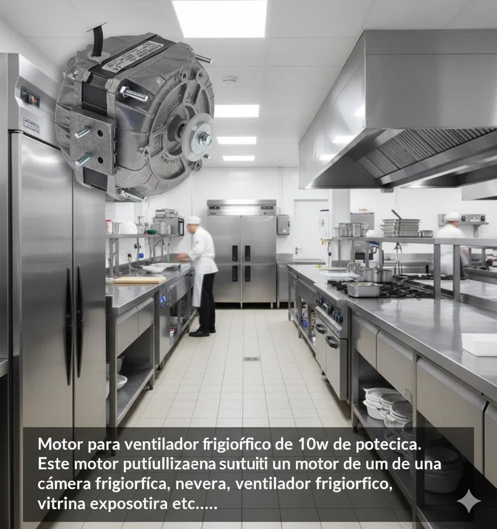 MOTOR VENTILADOR MULTIANCLAJE 10W FRIGORÍFICO HOSTELERIA
