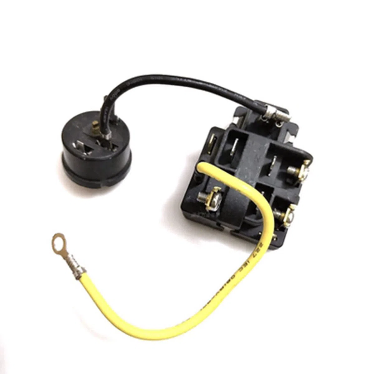 QP2-15/D Relé de arranque para refrigerador + protector redondo, relé de arranque de sobrecarga del compresor compatible con accesorios de repuesto para refrigerador Haier