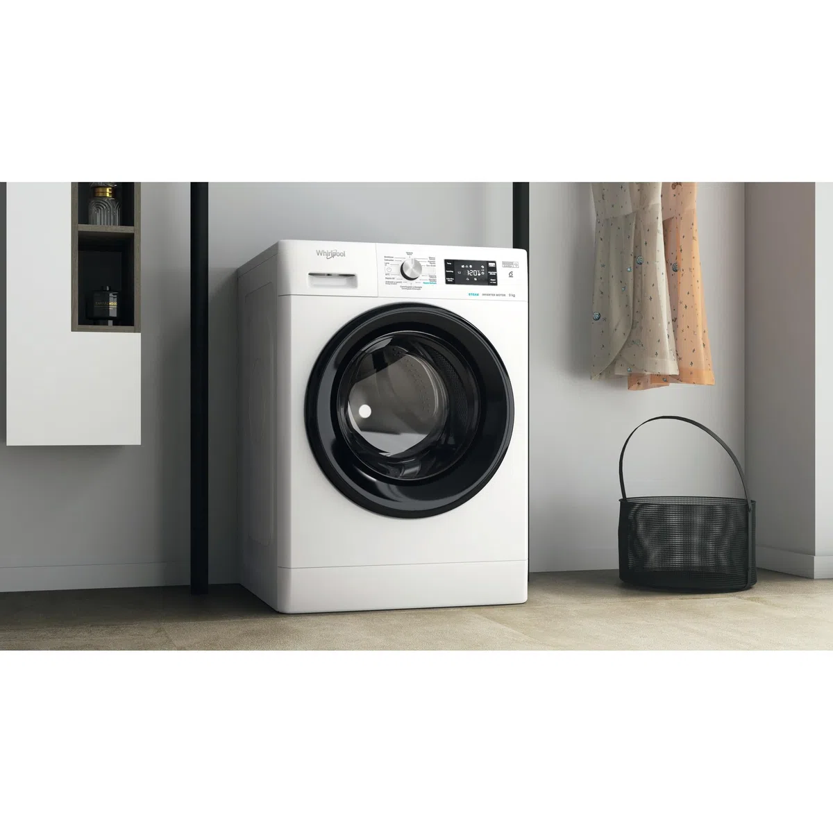Whirlpool - Lavadora de libre instalación FFB 9469 BV SPT