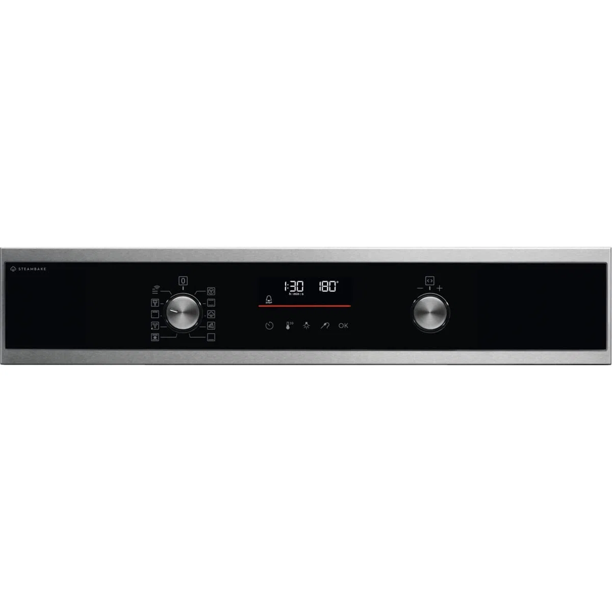 Electrolux EOD6P77X Horno Multifunción a vapor con Limpieza Pirolítica, 11 funciones, 45 programas automáticos, Cocción Uniforme multinivel, Sonda Térmica, Calentamiento Rápido, Display LED, Inox, A+