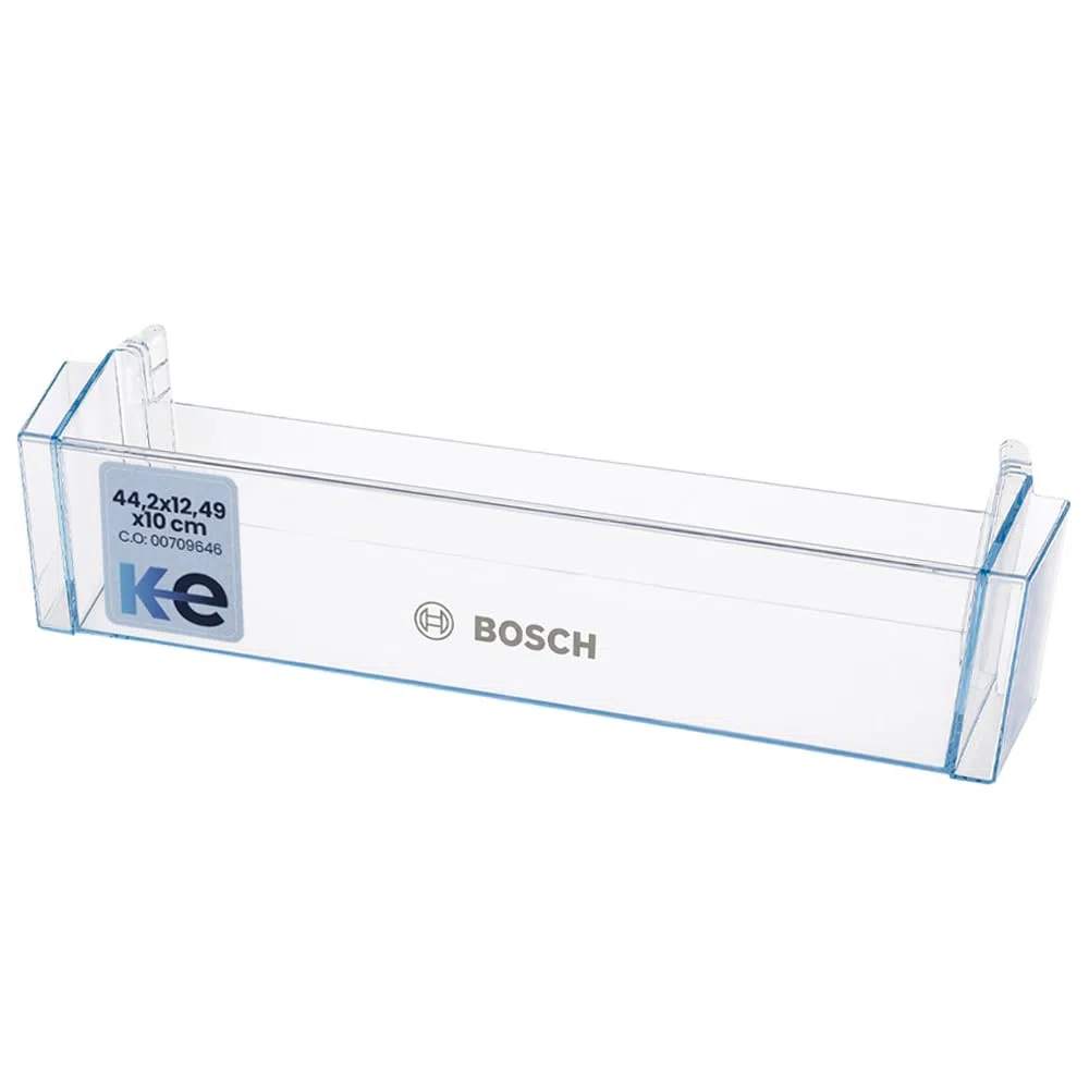 Anakel Home Recambio Estante Botellero 00709646 Compatible con Frigoríficos Bosch, Repuesto Original de Fácil Instalación | 44,2 x 12,49 x 10 cm (Sustituye a 11023872, 00746691, 00744473, 00740219)